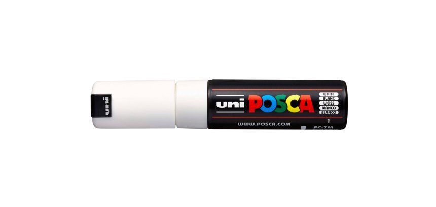 Rotulador uni posca pc-7m blanco