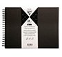 Album espiral para personalizar clairefontaine tapa dura negra 32x24 cm 40 hojas 185 gr