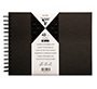 Album espiral para personalizar clairefontaine tapa dura negra 27x20 cm 40 hojas 185 gr