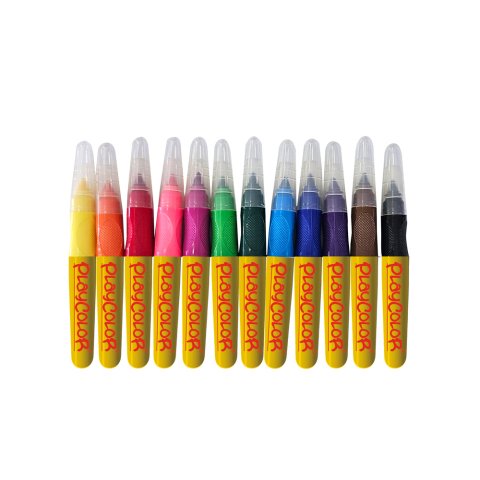 Rotulador playcolor jumbo basic lavable caja de 12 unidades colores surtidos