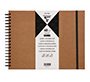 Album espiral para personalizar clairefontaine tapa dura kraft 32x24 cm 40 hojas 200 gr
