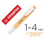 Rotulador stabilo fluorescente swing cool pastel naranja palido