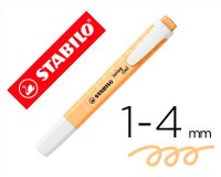 Rotulador stabilo fluorescente swing cool pastel naranja palido