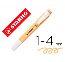 Rotulador stabilo fluorescente swing cool pastel naranja palido