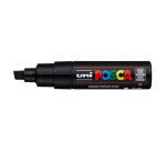 Rotulador uni posca pc-8k marcador de pintura punta biselada 8 mm negro