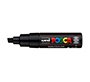 Rotulador uni posca pc-8k marcador de pintura punta biselada 8 mm negro