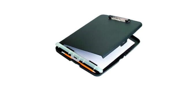 Portanotas office box din a4 con soporte fijo negro