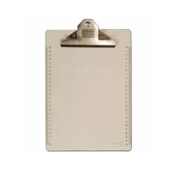 Portanotas office box din a4 con pinza jumbo y cuadricula cristal transparente