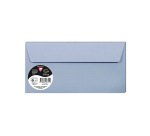 Sobre clairefontaine pollen 110x220 mm azul lavanda pack de 5 unidades
