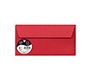 Sobre clairefontaine pollen 110x220 mm rojo grosella pack de 5 unidades