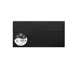 Sobre clairefontaine pollen 110x220 mm negro pack de 5 unidades