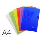 Libreta clairefontaine din a4 48 hojas polipropileno cuadro 4 mm colores surtidos