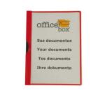 Carpeta office box dossier pinza lateral polipropileno din a4 pinza deslizante capacidad 30 hojas negro
