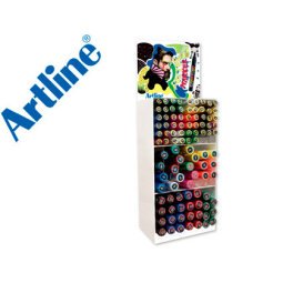 Expositor artline poster marker 96 unidades colores surtidos 51 uds 2 mm / 33 uds 6 mm / 12 uds 12 mm