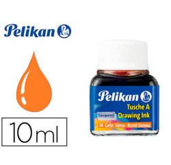 Tinta china pelikan siena tostada bote de 10 ml