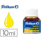 Tinta china pelikan amarillo bote de 10 ml