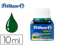 Tinta china pelikan verde oscuro bote de 10 ml