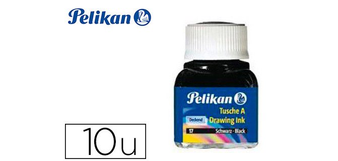 Tinta china pelikan colores surtidos bote 10 ml