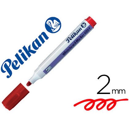 Rotulador pelikan pizarra blanca whiteboard marker 409 rojo