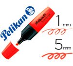 Rotulador pelikan fluorescente textmarker 490 rojo
