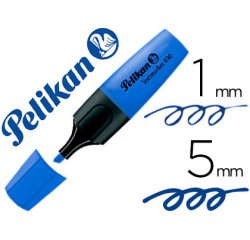 Rotulador pelikan fluorescente textmarker 490 azul