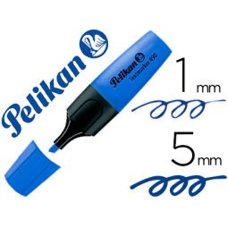 Rotulador pelikan fluorescente textmarker 490 azul