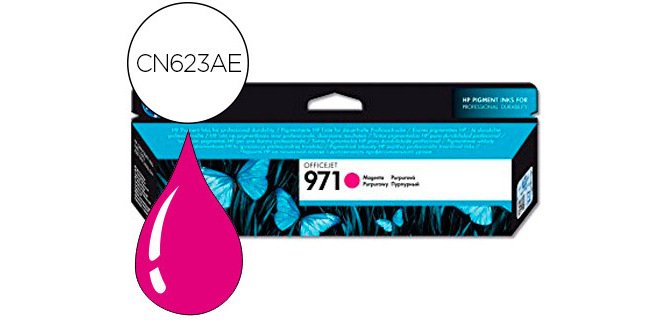 HP 971 CN623AE Cartucho original magenta (2500 páginas)