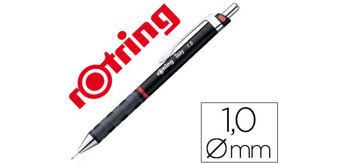 Portaminas rotring tikky 1 mm negro