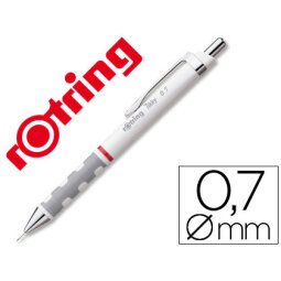 Portaminas rotring tikky 0,7 mm blanco