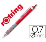 Portaminas rotring tikky 0,7 mm rojo