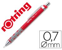 Portaminas rotring tikky 0,7 mm rojo