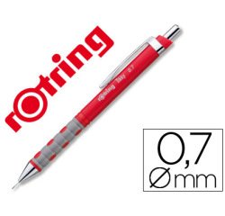 Portaminas rotring tikky 0,7 mm rojo