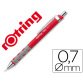 Portaminas rotring tikky 0,7 mm rojo