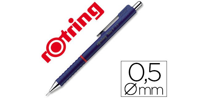 Portaminas rotring tikky 0,5 mm azul