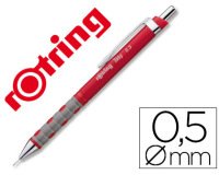 Portaminas rotring tikky 0,5 mm rojo