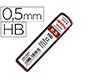 Minas rotring grafito 0,5 mm hb estuche de 12 minas