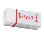 Goma de borrar rotring tikky 30 blanca