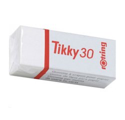 Goma rotring tikky 30 blanca