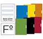 Cuaderno espiral papercop folio tapa extradura 80 hojas pauta 5 2,5 mm con margen 70 gr colores surtidos