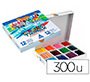 Lapices cera jovicolor triwax caja de 300 unidades 12 colores surtidos