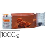 Pasta para modelar jovi 1000 g terracota