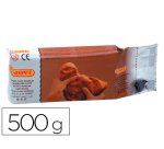 Pasta para modelar jovi 500 g terracota