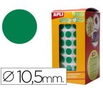 Gomets autoadhesivos circulares 10,5 mm en rollo Apli