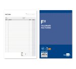 Talonario liderpapel facturas folio original y copia t223 con i.v.a. texto en catalan
