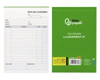 Talonario liderpapel entregas cuarto original y copia t226 texto en catalan
