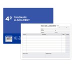 Talonario liderpapel entregas cuarto original y copia t229 apaisado texto en catalan