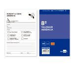 Talonario liderpapel ausentes octavo original t103 texto en catalan
