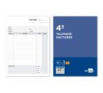 Talonario liderpapel facturas cuarto original y copia t216 con i.v.a. texto en catalan