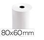 Rollo sumadora termico q-connect 80 mm ancho x 60 mm diametro sin bisfenol a