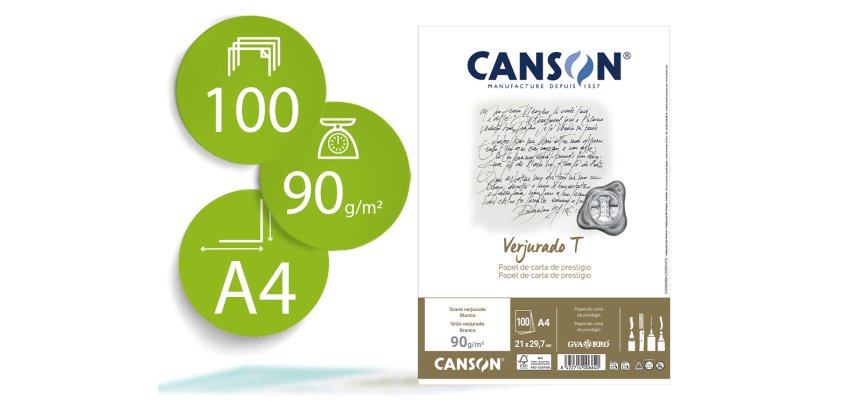 Papel torreon blanco din a4 90 gr paquete de 100 hojas